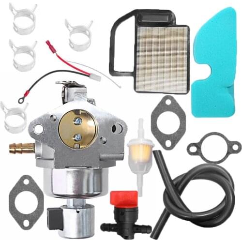 Carburetor Kit Air Filter Fuel Filter Valve Clamps Fuel Line For Kohler Courage SV470 SV530 SV540 SV590 15-19 HP 12 853 117-S