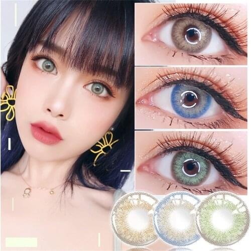 Hot Fashion Super Natura Color Eye Contact Lenses little-wild- cat Style Soft lens For Pretty Pupil For sale