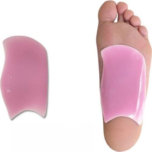 Fashion Boutique Flat foot orthopedic shoes instep supporting pad insole insert pain silicone pad