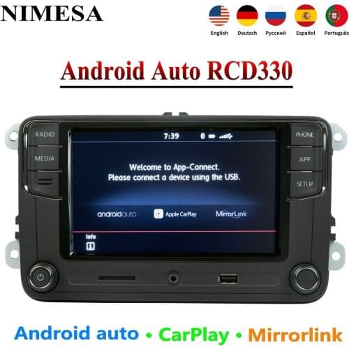 NONAME RCD330 Android Auto Carplay MIB RCD340G Car Radio 6RD 035 187B For VW Polo Golf 5 6 Tiguan Jetta MK5 MK6 CC Passat T5