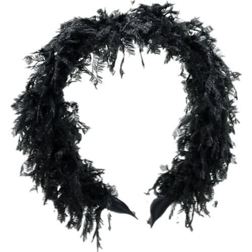 2021-BC NEW WINTER STYLE fake rabbit fur double bow huge bow girls hair accessories hairbands