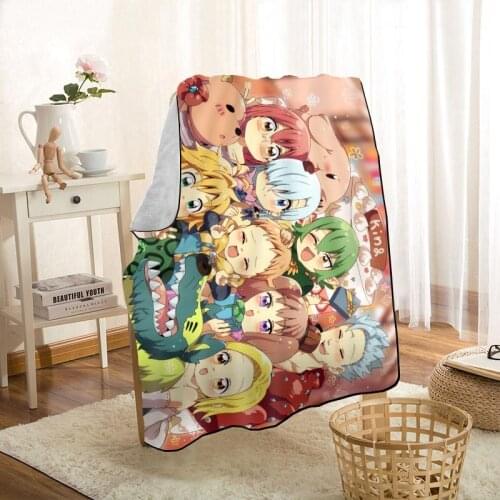 New Anime The Seven Deadly Sins Blanket Super Soft Warm Microfiber Fabric Blanket For Couch Throw Travel Adult Blanket
