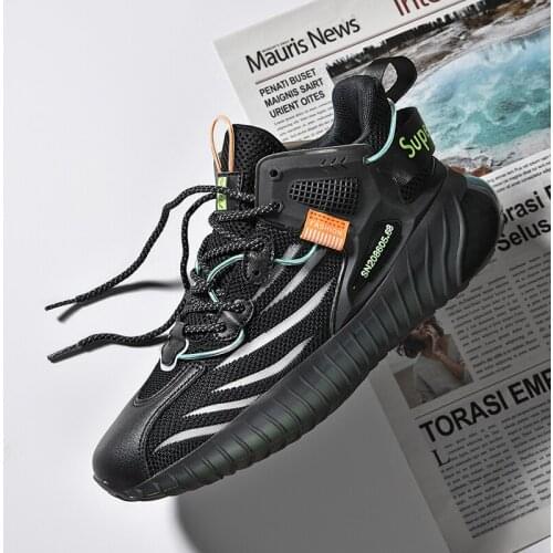 New Arrivals Men Running Shoes Breathable Sneakers Fashion Antiskid Hard-wearing Jogging Shoes Lightweight Training Zapatillas