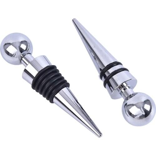 New Design 1 PC ABS Bottle Stopper Wine Storage Twist Cap Plug Reusable Vacuum Sealed Reusable Vacuum Sealed Red Stopper