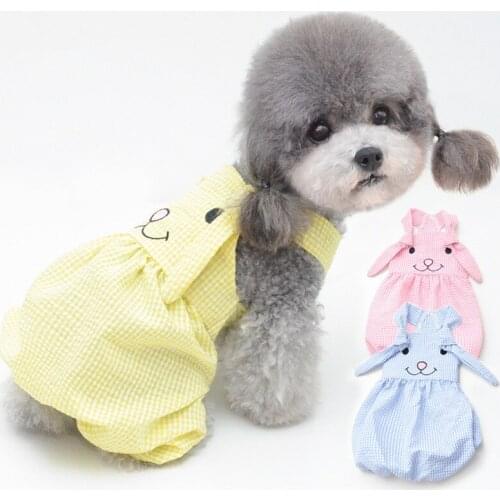 Dog Clothes Animals Shaped Girls Jumpsuit Multi Colors Spring and Summer Pet Clothes Bib Pants for Dogs S-xxl Sizes