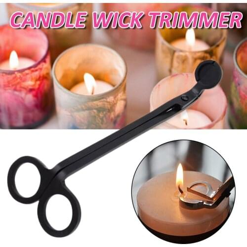 1pc Candle Wick Trimmer Tool Hook Cutter Clipper Steel Candle Trimmer Oil Lamp Trim Scissor Accessories