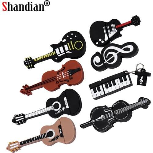SHANDIAN HOT usb flash drive pen drive 64GB 32gb 16gb 4gb new Musical Notation model u disk pen driver flash memory usb stick