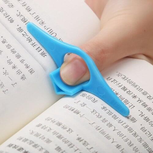 Thumb Convenient Multifunction Book Holder Bookmark Finger Ring Book Markers for Books Stationery Gift 1/2/5Pcs
