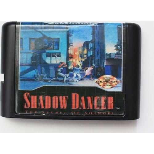 Shadow Dancer 16 bit SEGA MD Game Card For Sega Mega Drive For Genesis