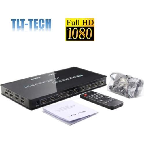 16 Port 1080P HDMI Switcher hdmi 16x1 multiviewer with seamless with IR Wireless Remote Control