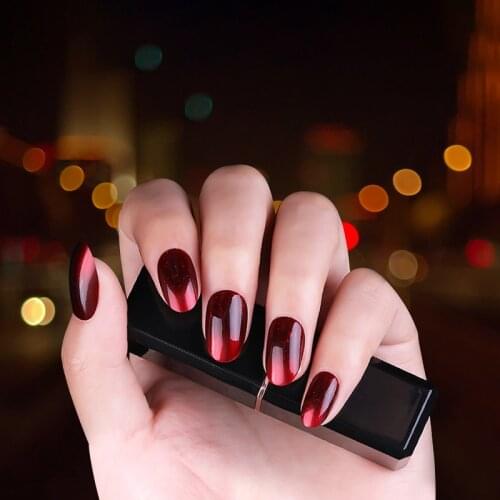 24Pcs Fake Nails Detachable False Nails Press on Nails With Jelly Gel Glue Nail Art Glue on Nails