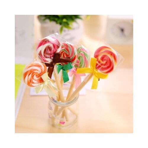 48pcs kawaii ballpoint pen fashion girl star lollipop pens for school students writing office supplies cute korean stationary