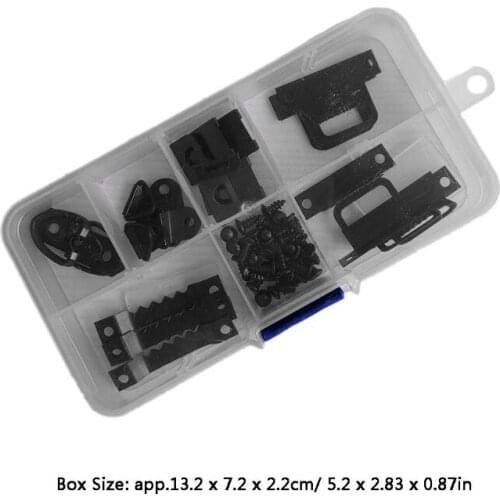 56pcs/set Photo Picture Frame Hanging Kit Heavy Duty Serrated Hanger Hardware For Wall Mounting