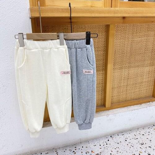 Childrens Clothing Girls' Pants Childrens Sweatpants 2021 Autumn New Children Trousers Korean Casual Pants Fashion