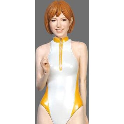1/12 Racing girl, Resin Model figure GK, Japanese real person theme, Unassembled and unpainted kit
