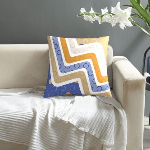 Geometric Figure Creation pillowcase printed cushion cover sofa waist pillow pillow cover