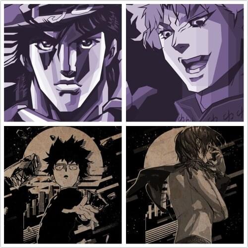 Canvas Poster HD Printed Painting JoJos Bizarre Adventure Japan Anime Pictures Modular For Living Room Home Decoration Wall Art