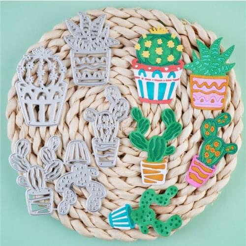InLoveArts Craft Metal Cutting Dies Cut Mold Flower Leaf Pot Basket Scrapbook Paper Craft Knife Mould Blade Punch Stencils Dies