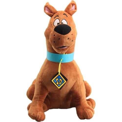 35cm Soft Cartoon Brown Dog Plush Dolls Stuffed Animal Plush Toy Gift For Children