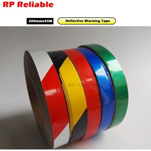 RP Reliable -- 200mmx45M Road Workshop Refective Warning Tape