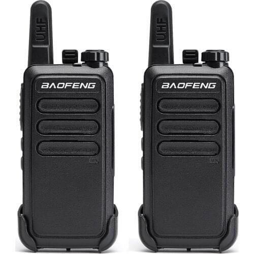 2PCS Baofeng BF-C9 Mini Walkie Talkie USB Charging VOX Rechargeable Two Way Radio Station Handy Walkie-Talkie