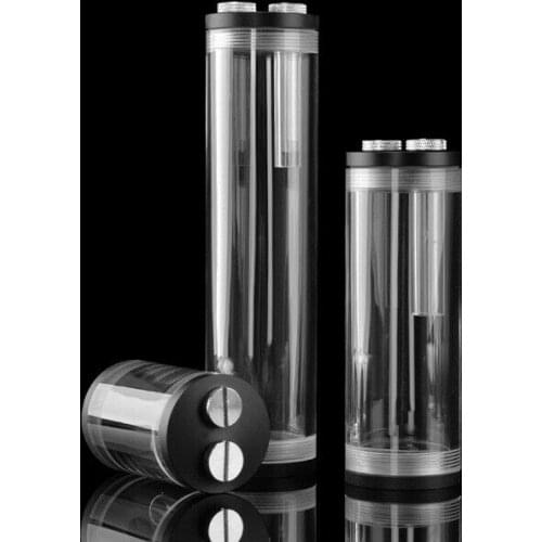 OCOCOO Water Cooling Reservoir Acrylic Water Tank 65mm 130mm 190mm for PC Water Cooling