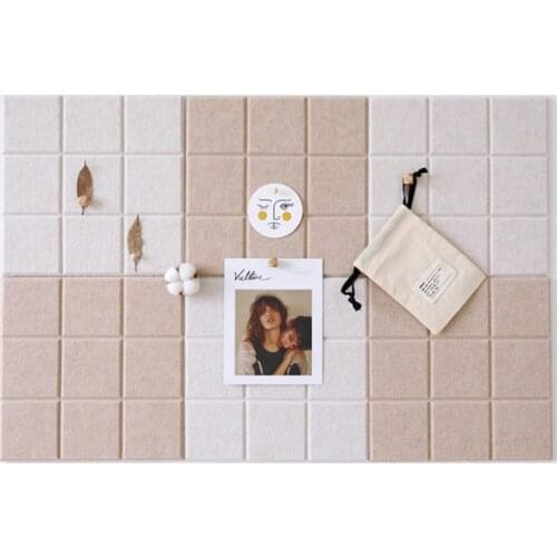 Nordic Style Felt Background Letter Board Photo Wall Household Message Display 4X7E