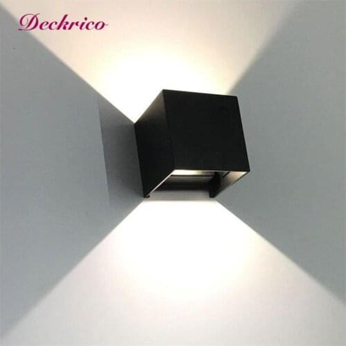 Modern Led Wall Light Outdoor Garden Courtyard Porch Light Sconce & Indoor Bedroom Bedside Decoration Lighting Lamp Light Fix