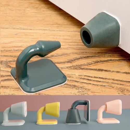 Anti-Collision Protection Door Stopper Silicone Door Stopper Floor Holder Mute Noiseless Door Stopper Buffer Damper