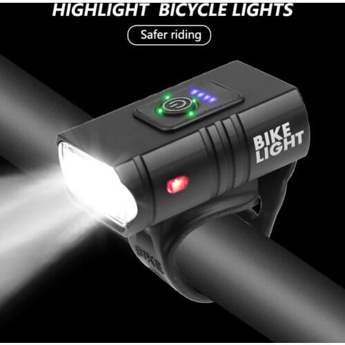 T6 LED Bicycle Light 10W 800LM 6 Modes USB Rechargeable Power Display MTB Mountain Road Bike Front Lamp Cycling Equipment