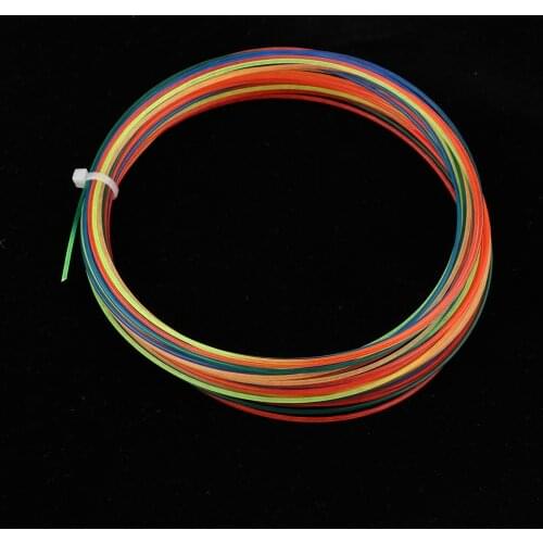 12 meters High Elastic Tennis Racquet String - Rainbow, also suit for Squash / Badminton / Racquetball Racket