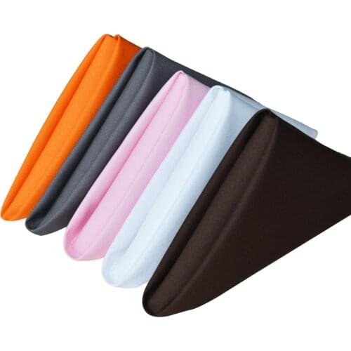 High quality cotton hotel napkin high density red and white cotton napkin Chinese and Western restaurants napkin