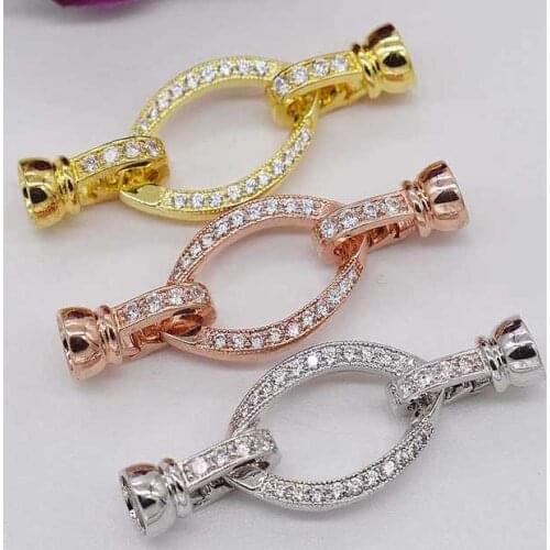 One pcs shape clasp hook for jewelry DIY necklace wholesale beads nature FPPJ woman 2017