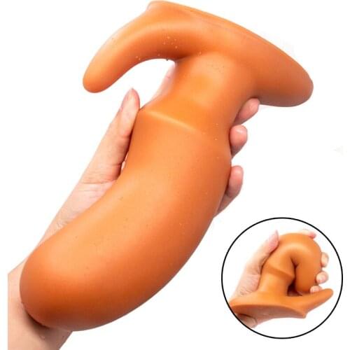 Liquid Silica Gel Huge Anal Plug Prostate Stimulator Anus Dilator Butt Plugs Adult Products Sex Toys for Women Men Masturbation