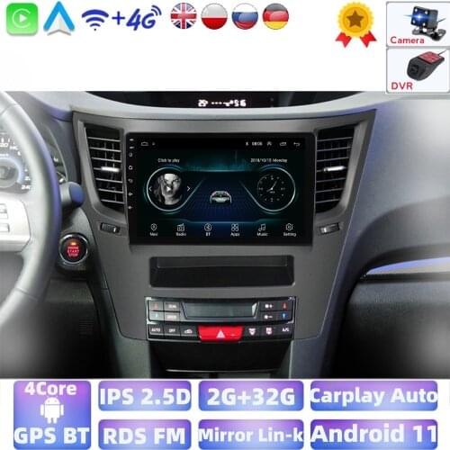 GPS Android For Subaru Outback Legacy 5 2009 2010-2014 Car Radio Multimedia Video Player Navigation Wifi 2 Din Dvd No Cd