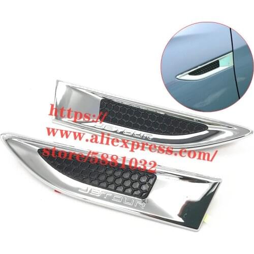 Fender Decorative Stickers for Jetour X70 Plus Side Logo Sticker