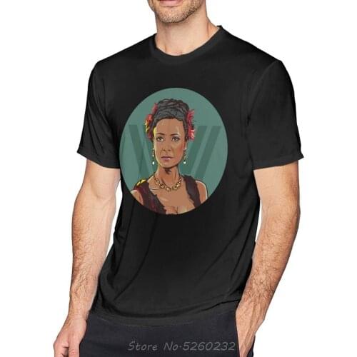 Westworld T Shirt Westworld Fan Art - Maeve T-Shirt Short Sleeve Men Tee Shirt Summer Cotton Printed Tshirt Streetwear