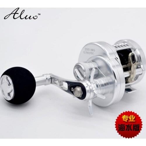 10+1BB High gear ratio 6.2:1 Full Metal Boat Reel Rover Drum Saltwater wheel offshore Casting Surfcasting drum fishing iron reel
