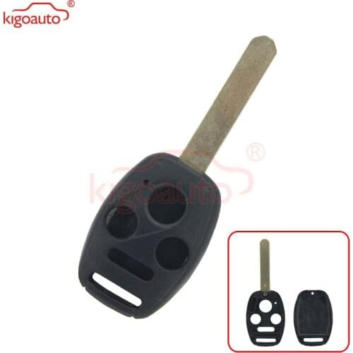 Kigoauto (with chip room) Remote key shell 3 button with panic for Honda Accord 2003 2004 2005 2006 2007