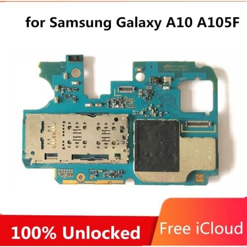 For Samsung Galaxy A10 A105F Logic Board Factory Unlcok Mainboard For Samsung Galaxy A10 A105F Motherboard With Full Chips
