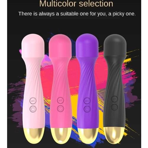Mini Wand Massager, Handheld Electric Personal Powerful Cordless USB Rechargeable Waterproof Massager for Women 10 Vibration New