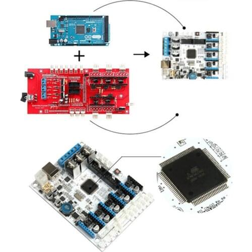 Module Board 3D Printer Motherboard Kit GT2560 A4988 Driver LCD2004 Control Board GK99
