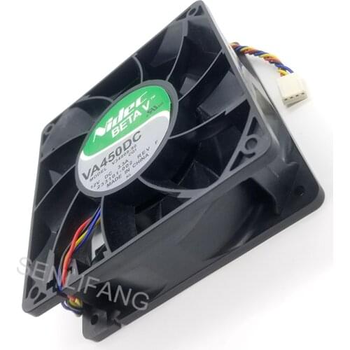 Original for Nidec VA450DC V34809-90 120*120*38MM DC12V 3.3A 4 Line PWM large Air cooling Fan