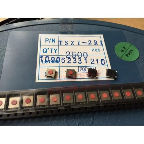 Original new 100% TSZY-2RL touch switch 6*6*2.5 micro SMD LCD external paste 4pin