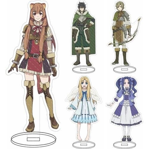 The Rising of the Shield Hero Anime Figure Acrylic Stand Model Plate Iwatani Naofumi Raphtalia Filo Display Standing Desk Decor