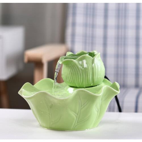 1L Water Dispenser Drinker for Cats Ceramic Ornaments Pet Cats Fountain Dogs Drinking Automatic Dog Water Bowls Cat Accessories