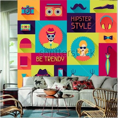 Custom 3D large murals,all kinds of cartoon design papel de parede,living room sofa TV wall bedroom wall paper