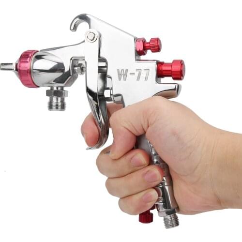 Professional Painting Spray Gun Pneumatic Airbrush Sprayer Lower Pot G1/4 for Sheet Metal Metal Furniture Plastics Construction