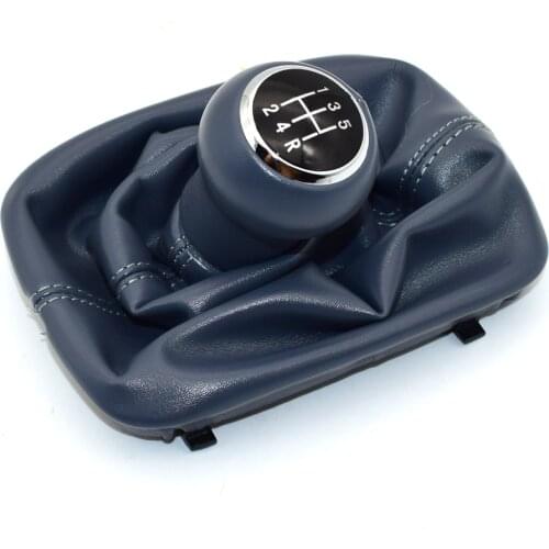 1Pc 5 Speed Gear Shift Knob Gaitor Boot OEM.No 4B0863279A for AUDI A6 C5 A4 B5 A8 D2 1997 1998 1999 2000 2001 Black Yellow Blue