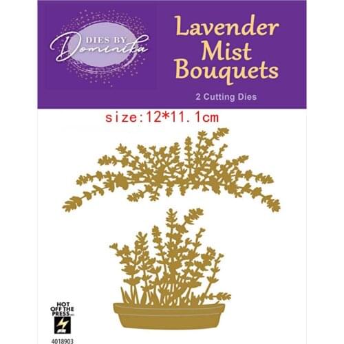 Sirius Lavender potted plant New Metal Cutting Dies Scrapbooking Template Cutting Molds for DIY Card Crafts Handmade die